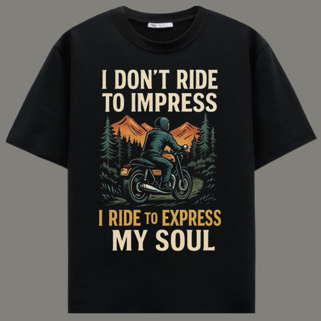 Soul Rider – Premium Black Cotton T-Shirt