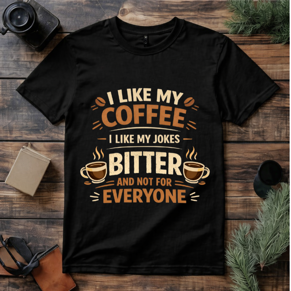 Bitter Coffee Humor T Shirt