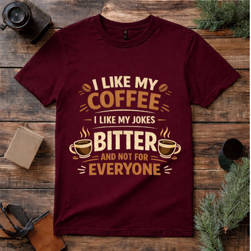 Bitter Coffee Humor T Shirt