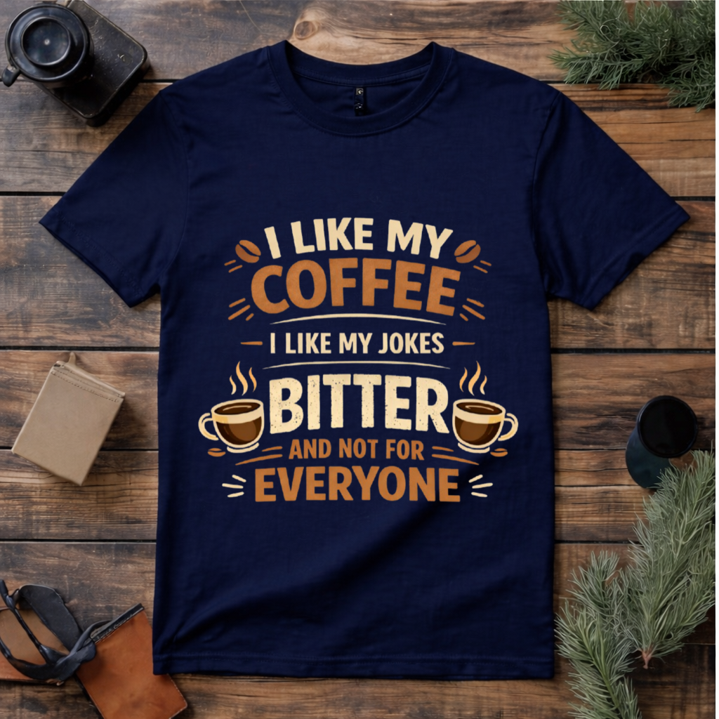 Bitter Coffee Humor T Shirt