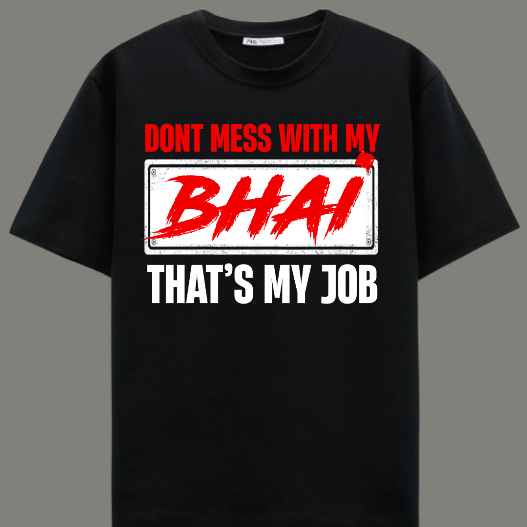 Sister’s Duty - Premium Black Cotton T-Shirt