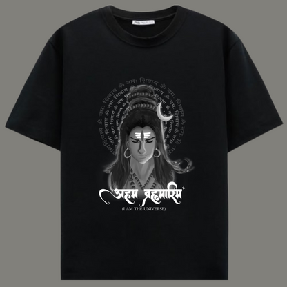 Shivoham - Premium Black Cotton T-shirt