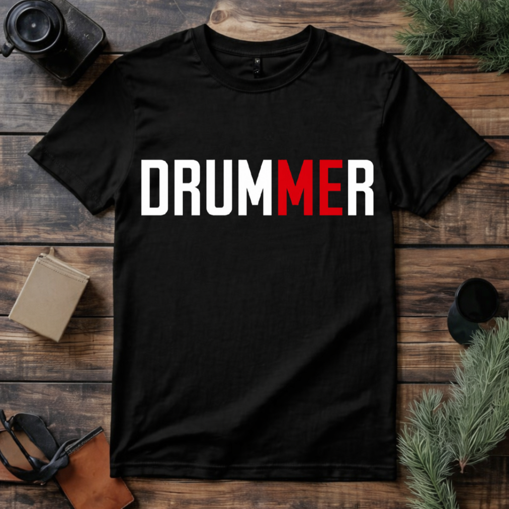 Drummer Wordplay T Shirt