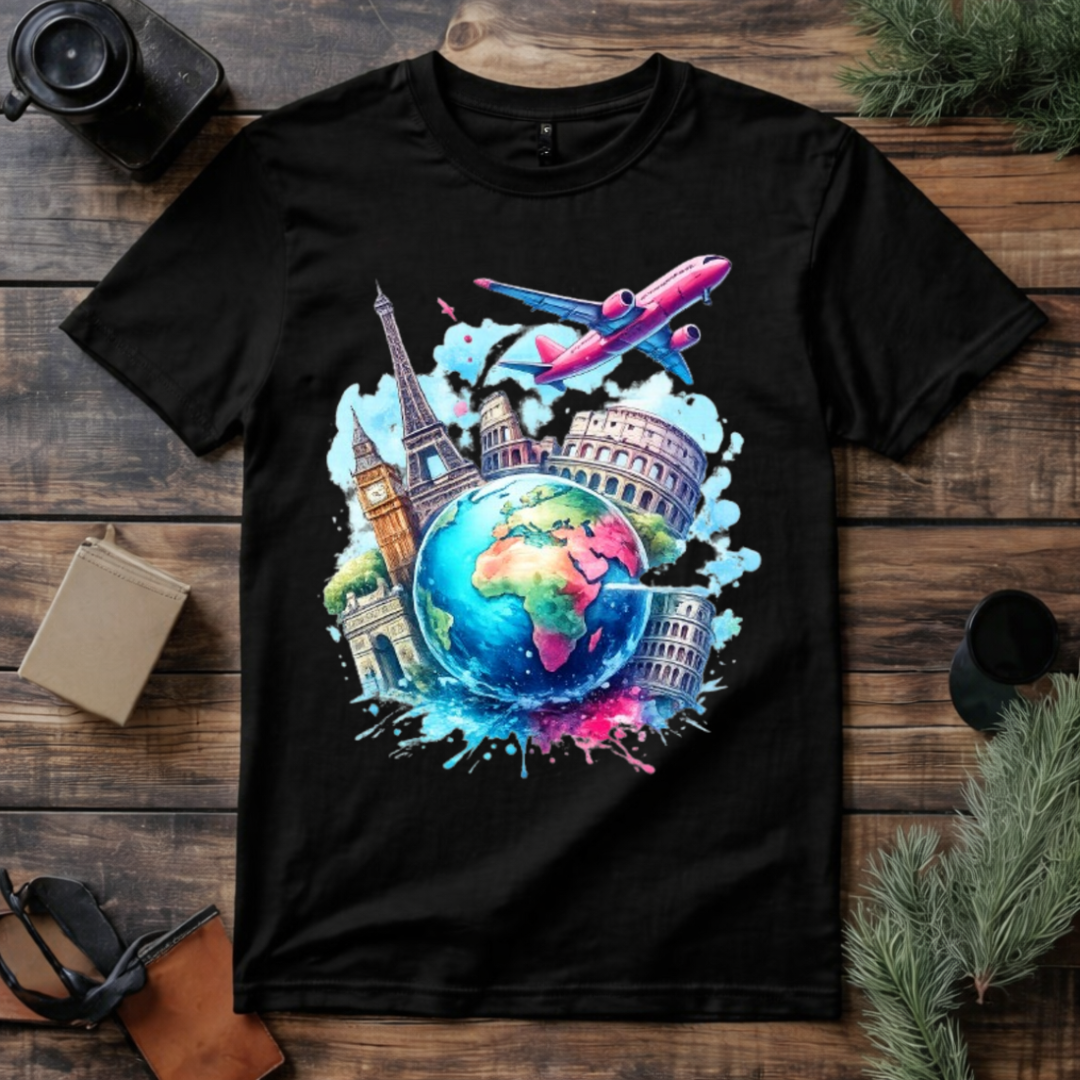 World Travel Adventure T Shirt