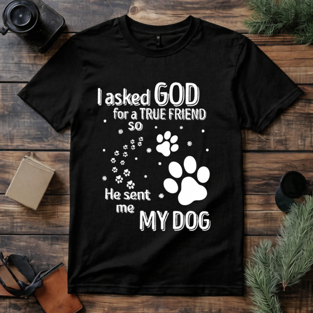 God Sent Me My Dog T Shirt