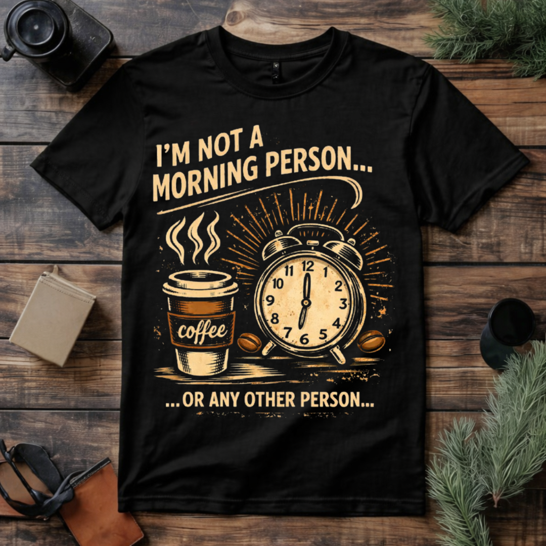 Coffee Before People T Shirt