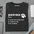 Dog Grandma Pawma T Shirt