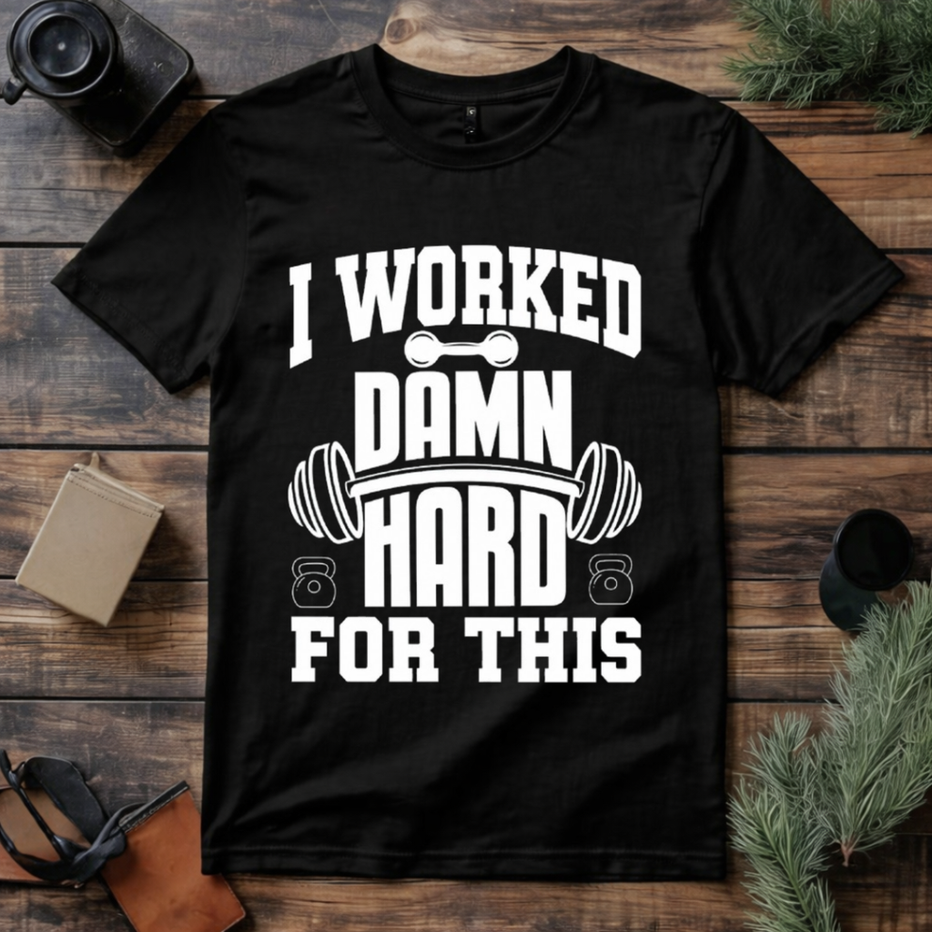 I Worked Damn Hard For This T Shirt