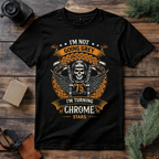 Turning Chrome Biker T Shirt