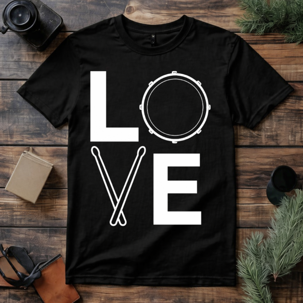 Love Drummer T Shirt