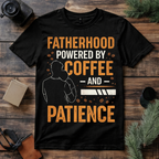 Fatherhood Powered by Coffee T Shirt