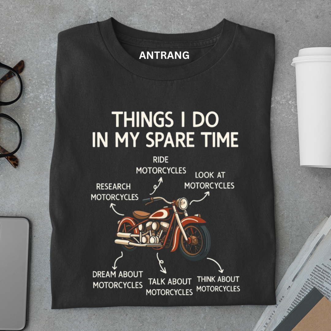 Things I Do Motorcycle Lover T Shirt