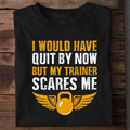 Trainer Scares Gym Premium Cotton T Shirt