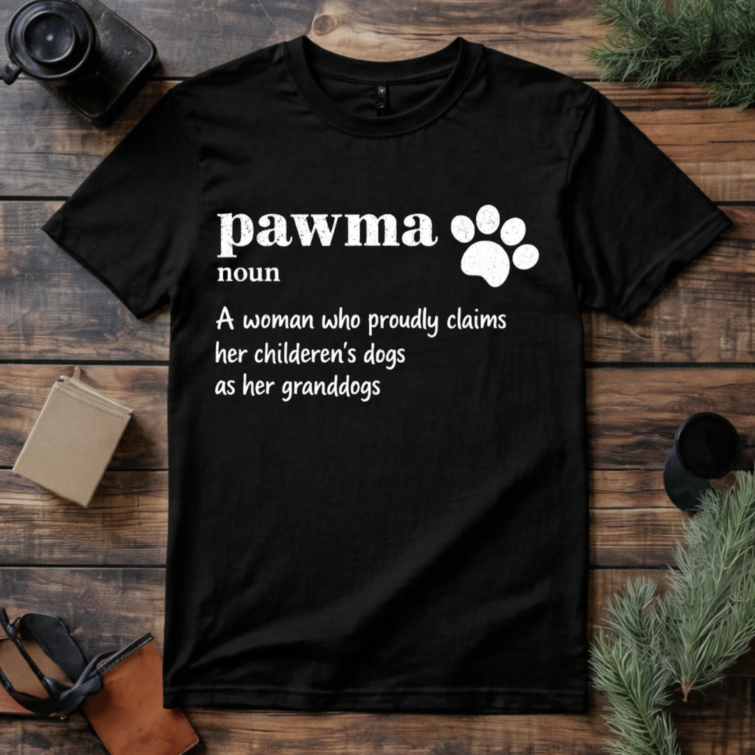 Dog Grandma Pawma T Shirt