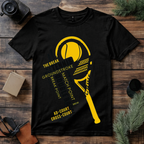 Tennis Racket Word Art T Shirt