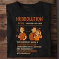 Hubbolution Funny Husband Premium Cotton T Shirt