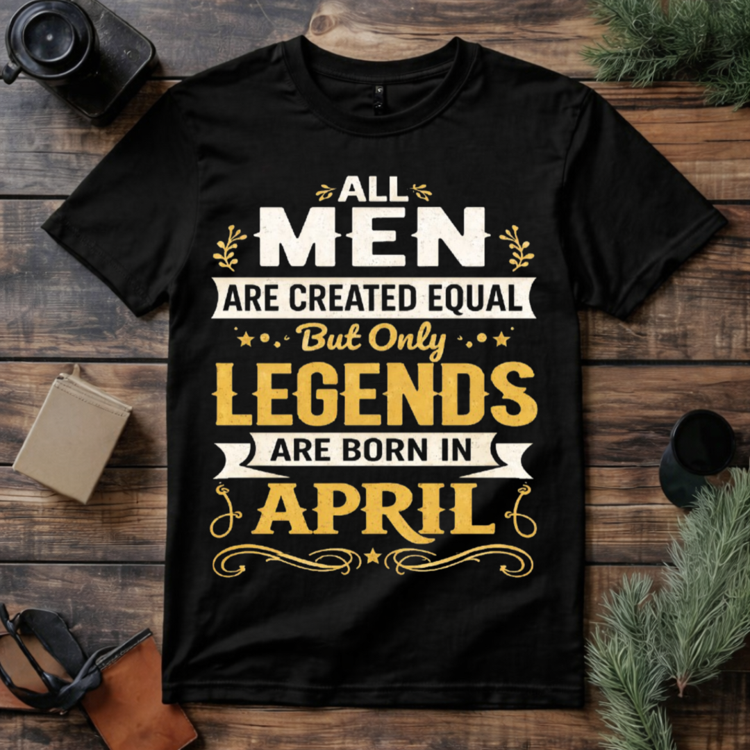 April Born Legend T Shirt