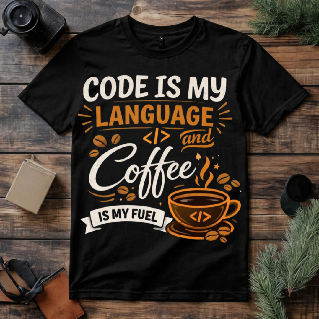Code and Coffee T Shirt