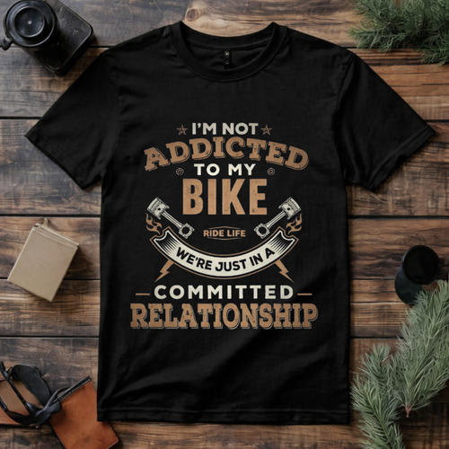 Addicted to My Bike T Shirt