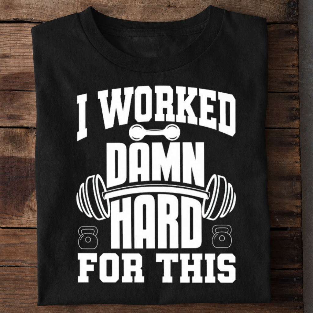 Work Hard Premium Cotton T Shirt
