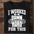 Work Hard Premium Cotton T Shirt