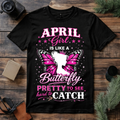 April Girl Butterfly T Shirt