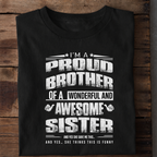 Awesome Proud Brother Premium Cotton T Shirt