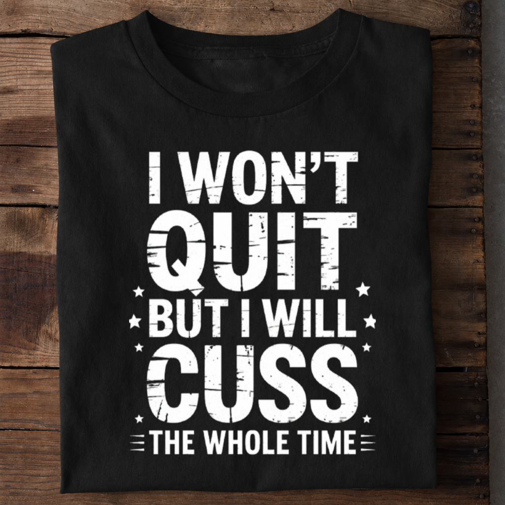 Won't Quit Gym Premium Cotton T Shirt