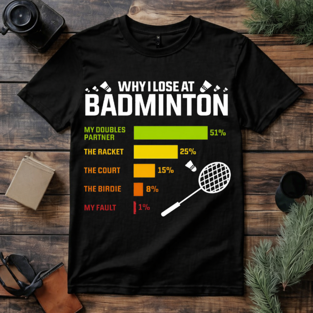 Why I Lose at Badminton T Shirt