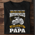 Motorcycle Papa Premium Cotton T Shirt