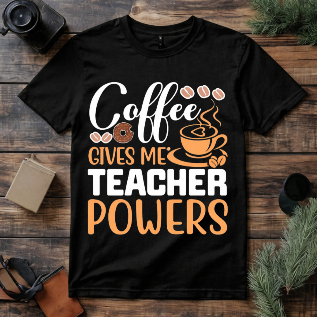 Funny Teacher Coffee Lover T Shirt