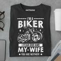 I Fear God and My Wife Biker T Shirt