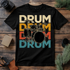 Drum Graphic Drummer T Shirt