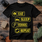Eat Sleep Tennis Repeat T Shirt