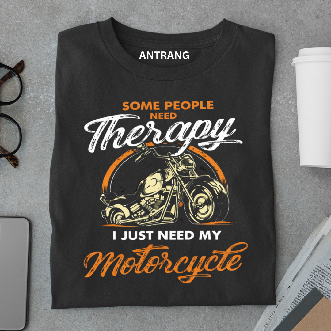 Motorcycle Is My Therapy T Shirt