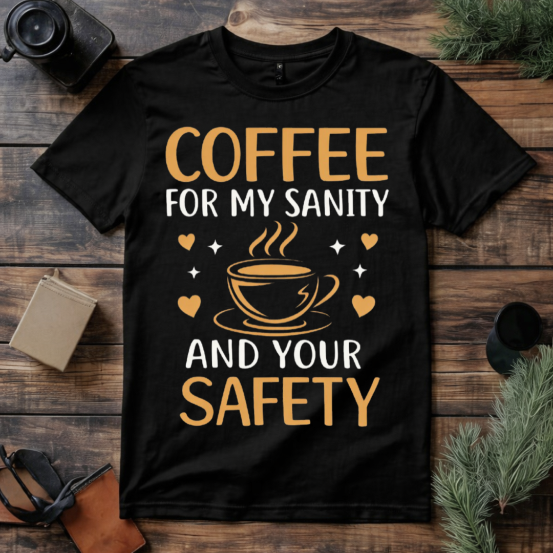 Coffee for My Sanity T Shirt