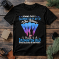 Badminton Dad Premium Cotton T Shirt