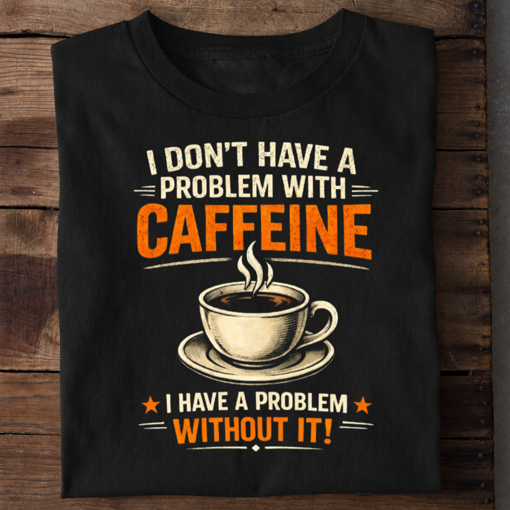 No Problem Coffee Premium Cotton T Shirt
