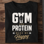 Protein and Gym Premium Cotton T Shirt