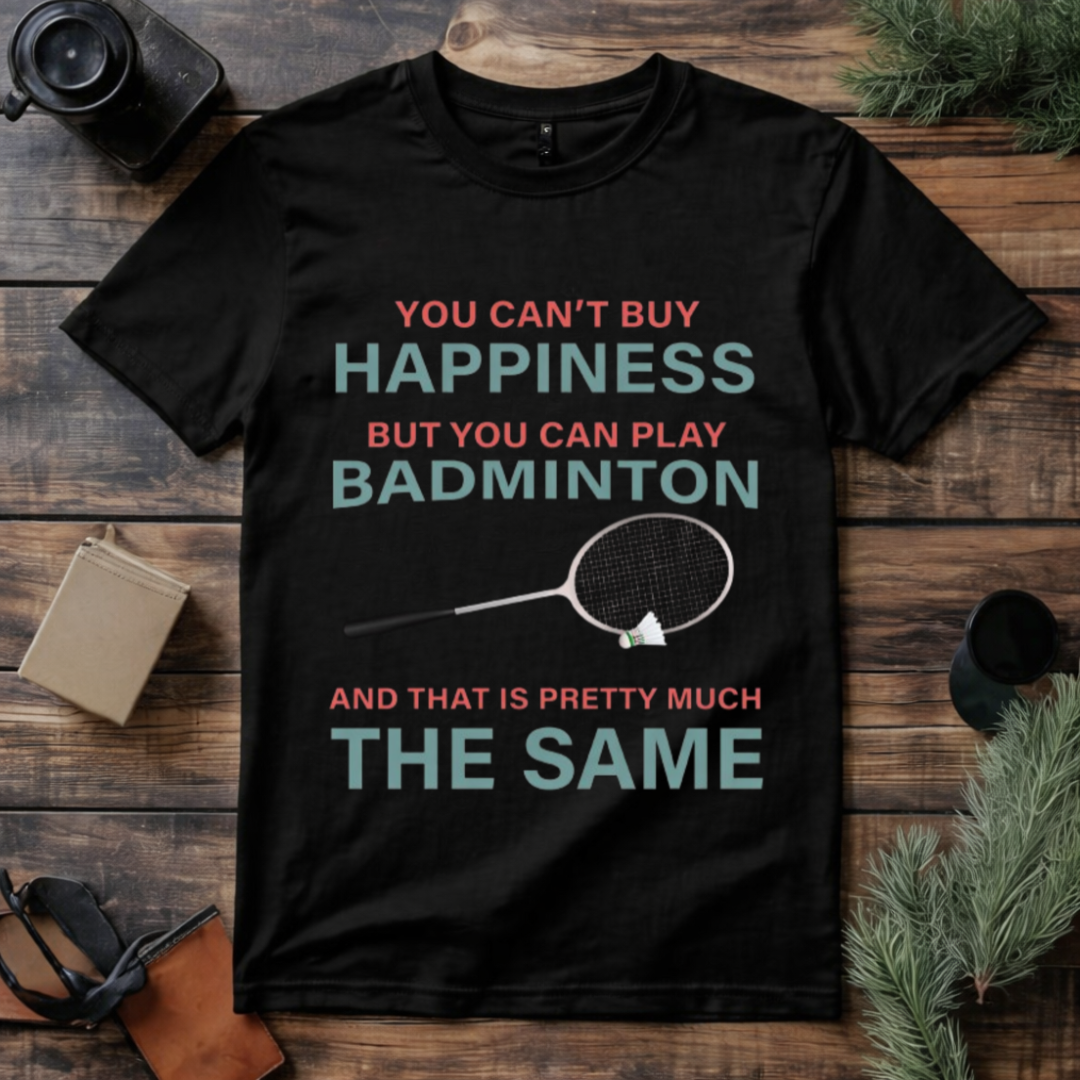 Play Badminton Happiness T Shirt