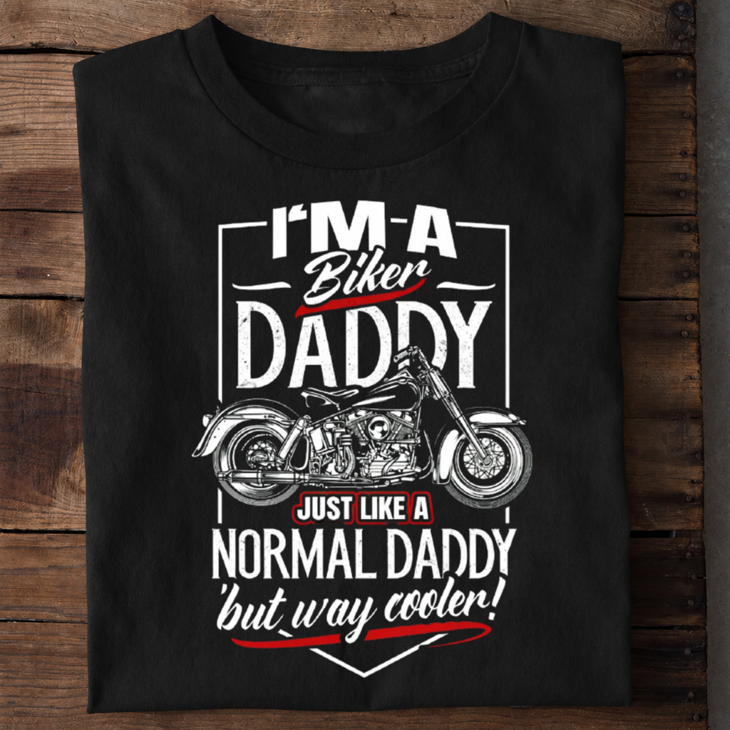 Biker Daddy Premium Cotton T Shirt