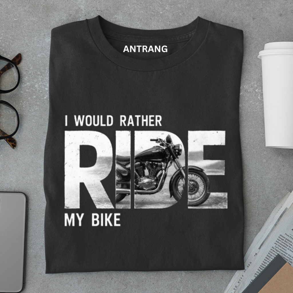 Rather Ride My Bike T Shirt