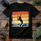 Vintage Tennis Player T Shirt