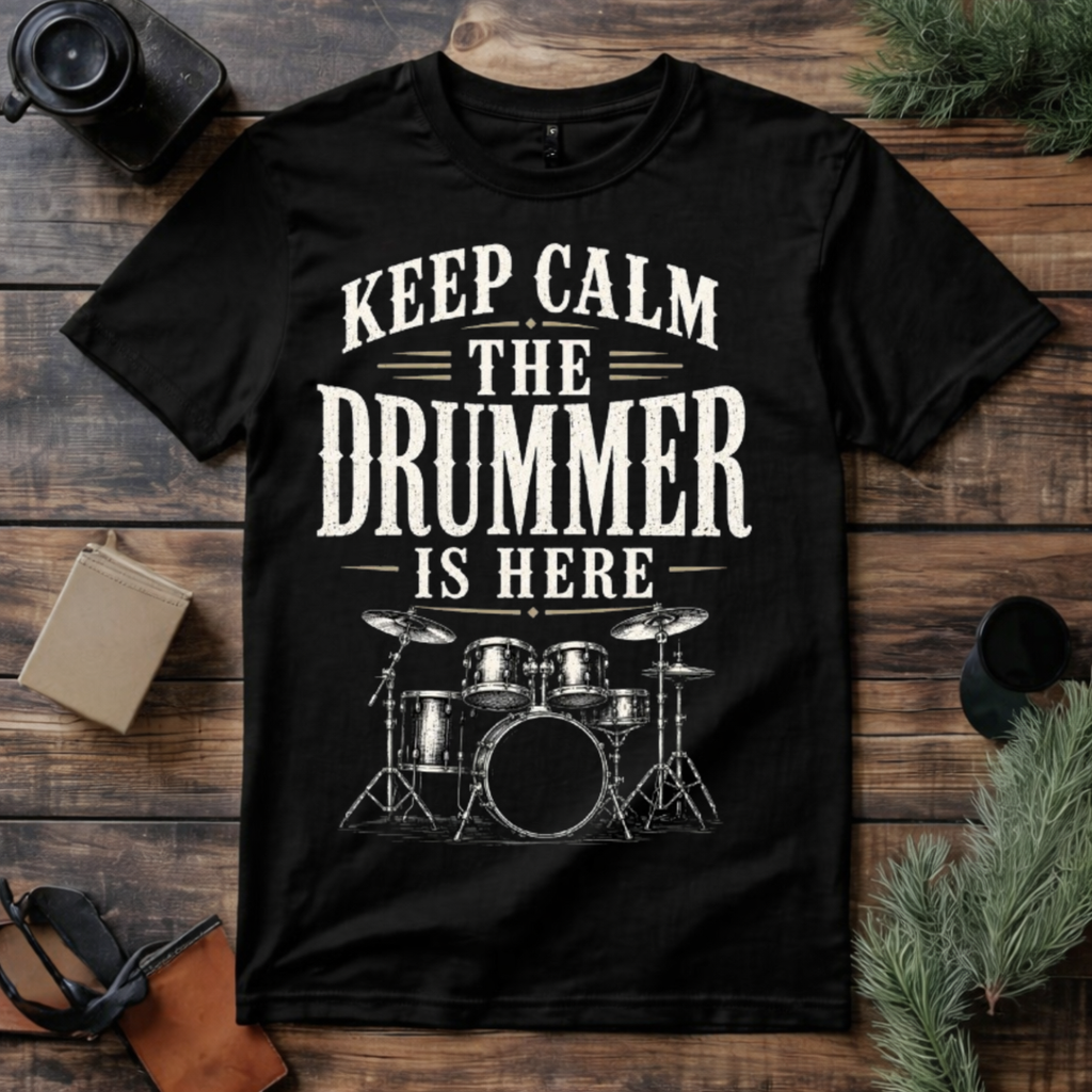 Keep Calm Drummer T Shirt