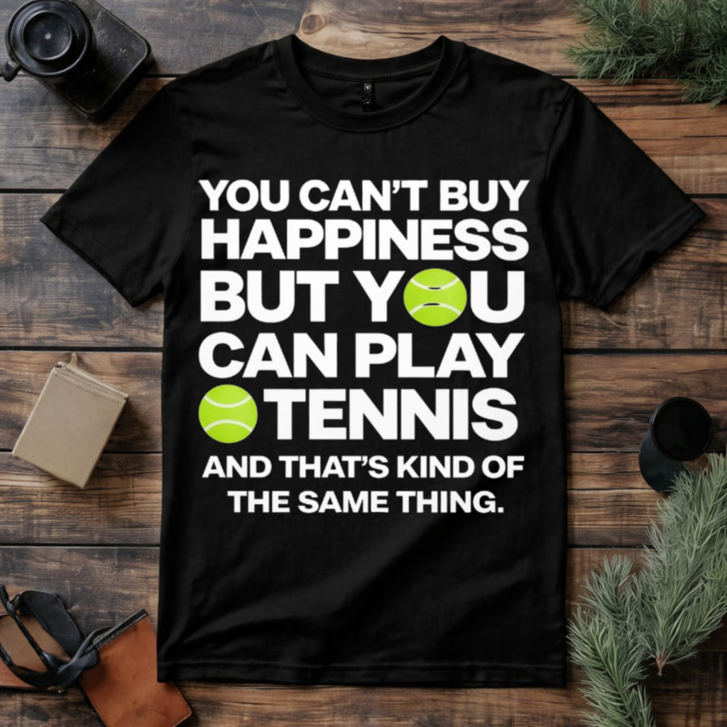 Play Tennis Happiness T Shirt