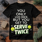 Serve Twice Tennis T Shirt