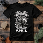 April Born Old Man Legend T Shirt