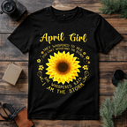 April Girl Sunflower T Shirt