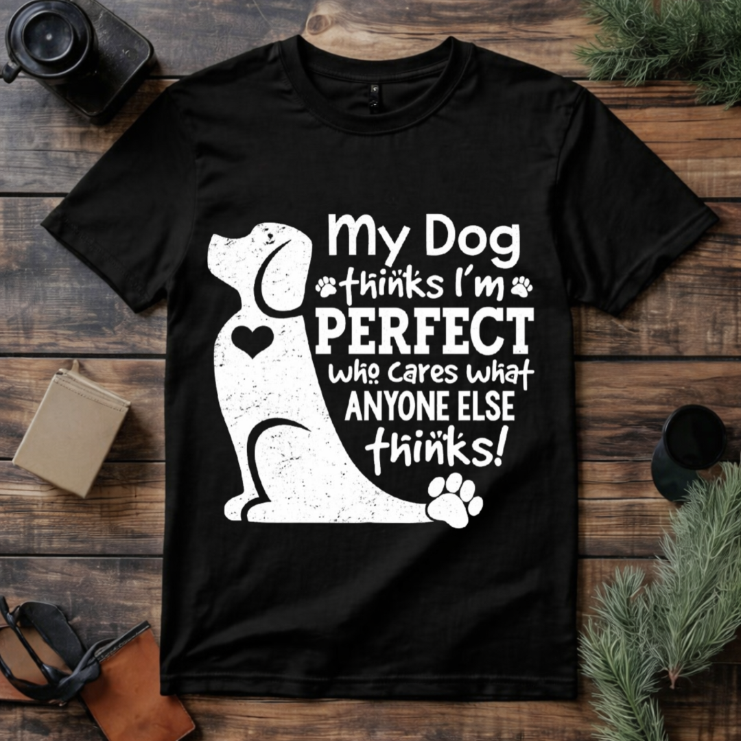 My Dog Thinks I’m Perfect T Shirt