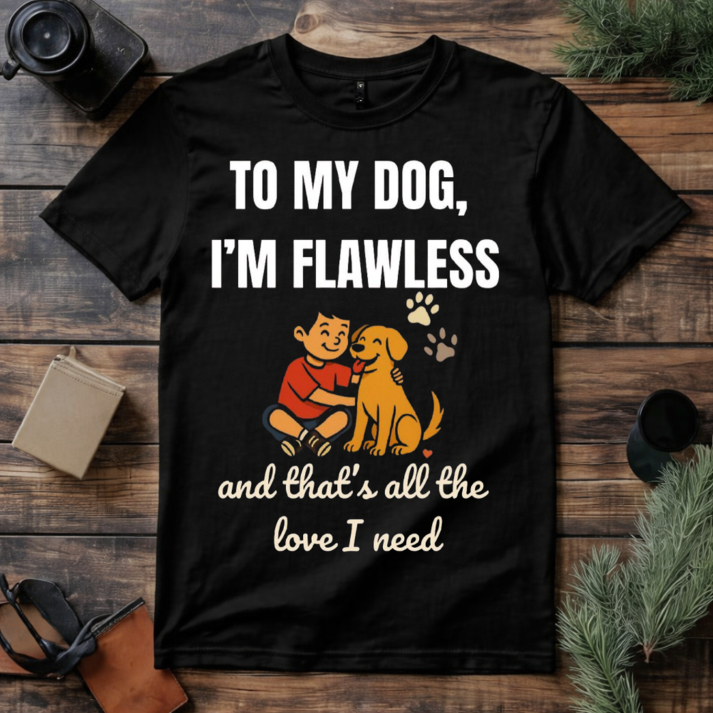 To My Dog I’m Flawless T Shirt